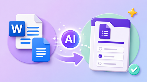Tạo Google Form từ tài liệu cực nhanh nhờ AI ai cũng làm được, xem ngay hướng dẫn