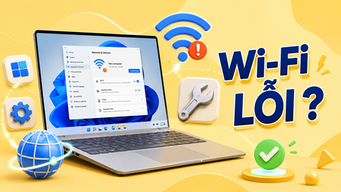 Hướng dẫn cách khắc phục tình trạng Wi-Fi lỗi trên Windows 11 cực hiệu quả mà chắc chắn bạn sẽ cần