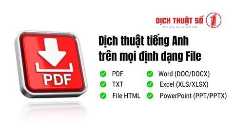 Hướng dẫn cách dịch file PDF từ tiếng Anh sang tiếng Việt
