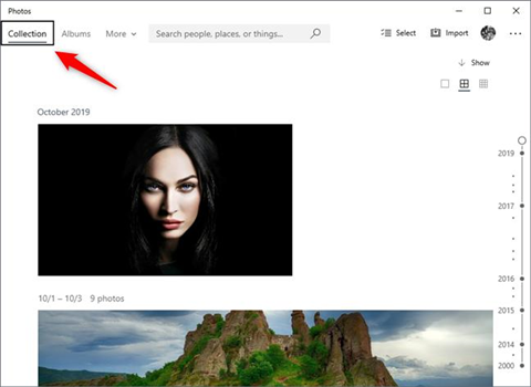 Những tính năng thú vị của Photo trên Windows 10 có thể bạn chưa biết