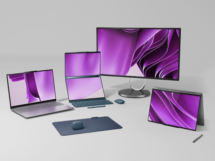 Loạt sản phẩm mới của Lenovo được trang bị các tính năng AI.