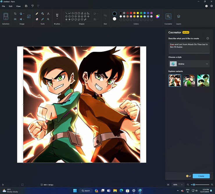 Microsoft Paint trên Windows 11 đã có thể vẽ tranh bằng AI cực đỉnh - 2