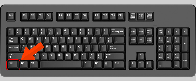 Thao tác với phím CTRL