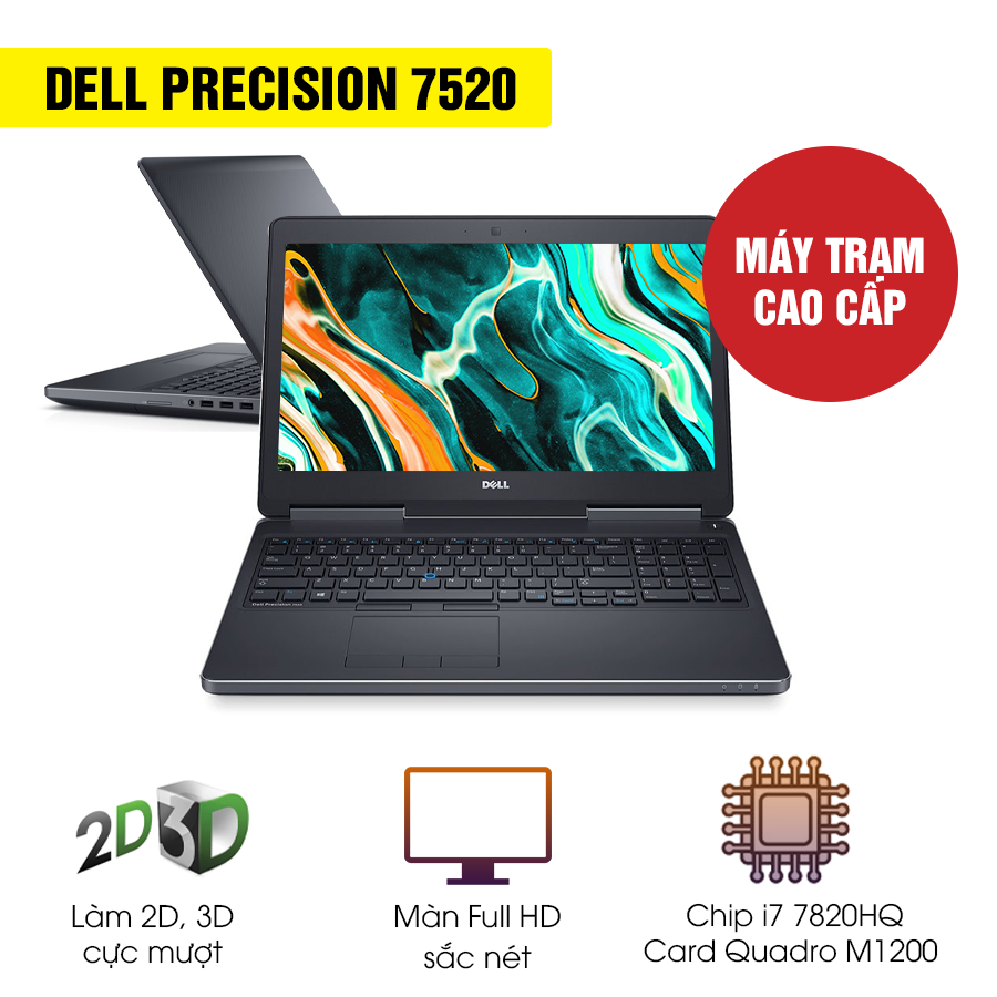 Laptop đồ hoạ dell precision 7520