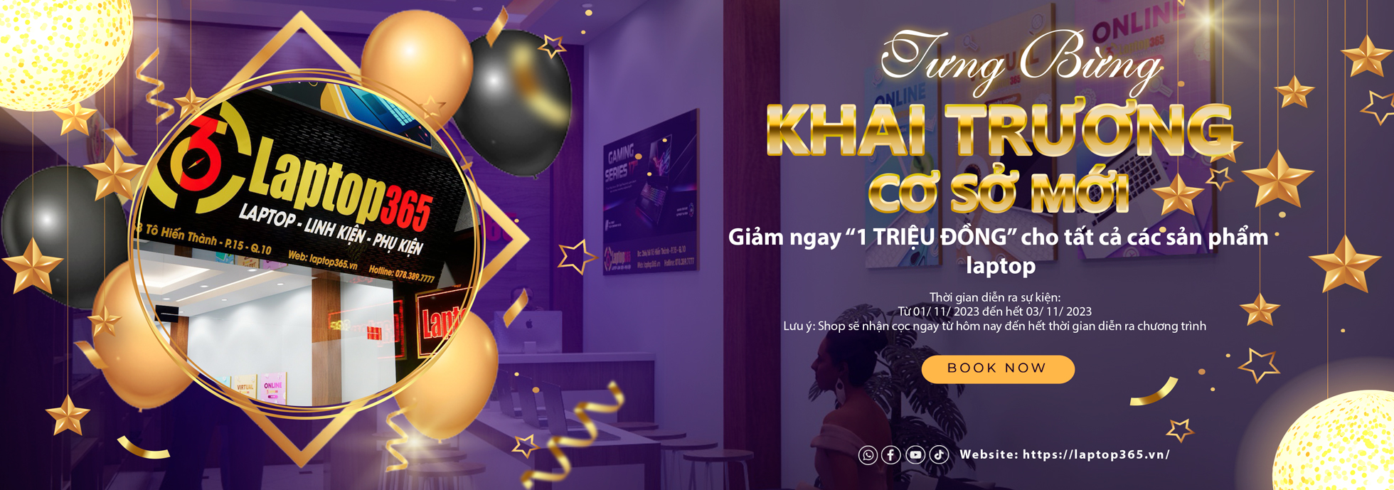 TƯNG BỪNG KHAI TRƯƠNG CƠ SỞ MỚI TẠI SÀI GÒN – ƯU ĐÃI ĐỘC QUYỀN, KHÁM PHÁ NGAY!