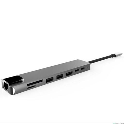Hub USB Type C 8in1 - Cáp chuyển đổi 8 trong 1