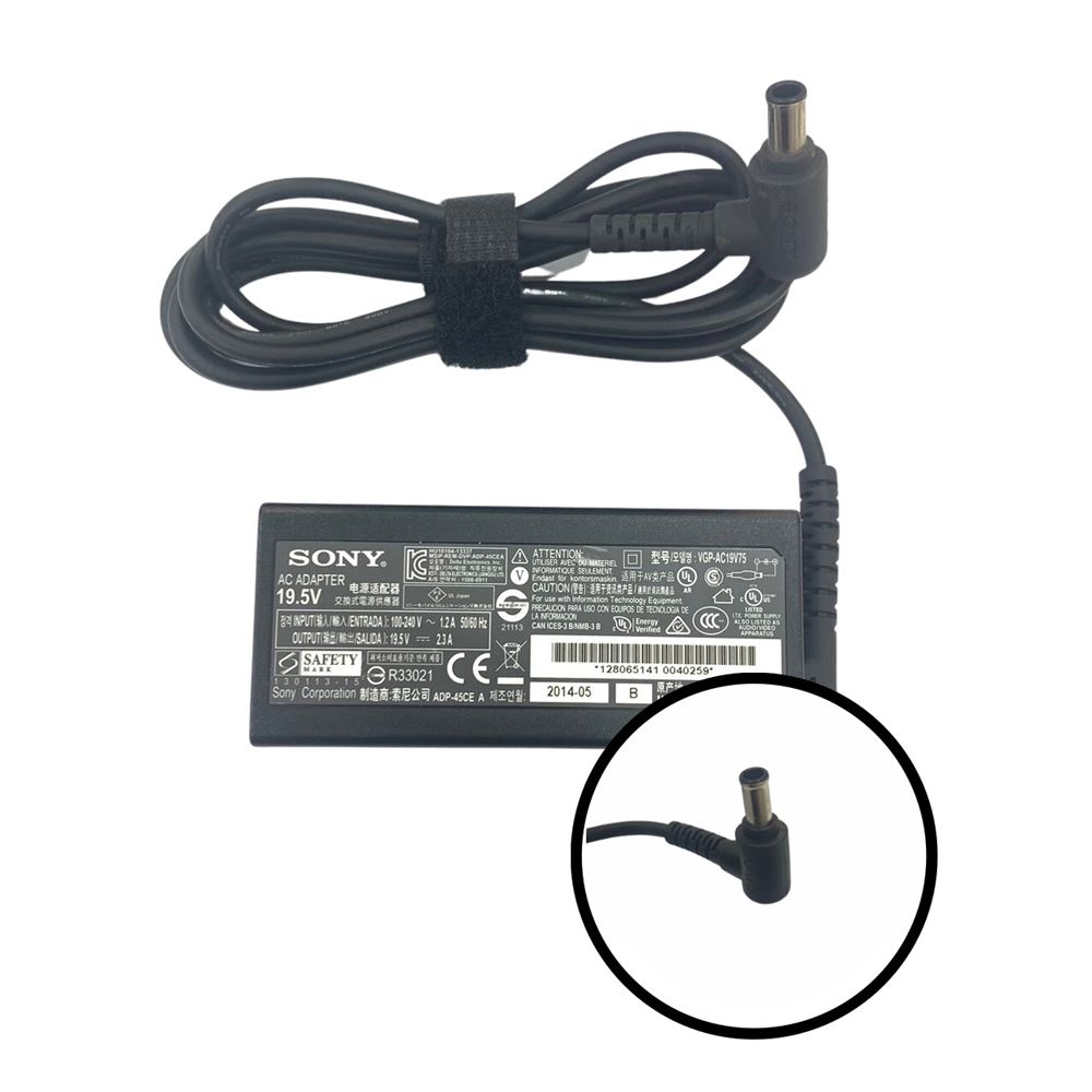 Sạc Laptop Sony 19.5V - 2.15A