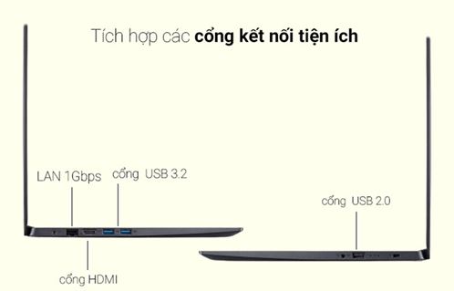 Acer Aspire 3 A315-57G-573F - i5-1035G1/ MX330 2GB/ 15.6 FHD