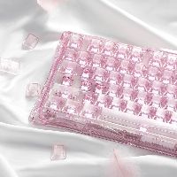 Bàn phím cơ GravaStar Mercury K1 Lite - Crystal Rose 4