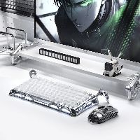 Bàn phím cơ GravaStar Mercury K1 Pro - Ghost Silver 8