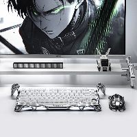 Bàn phím cơ GravaStar Mercury K1 Pro - Ghost Silver 9