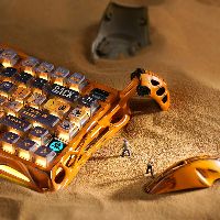Bàn phím cơ GravaStar Mercury K1 Pro Special Edition - Battle-Worn Yellow 2