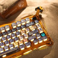 Bàn phím cơ GravaStar Mercury K1 Pro Special Edition - Battle-Worn Yellow 5