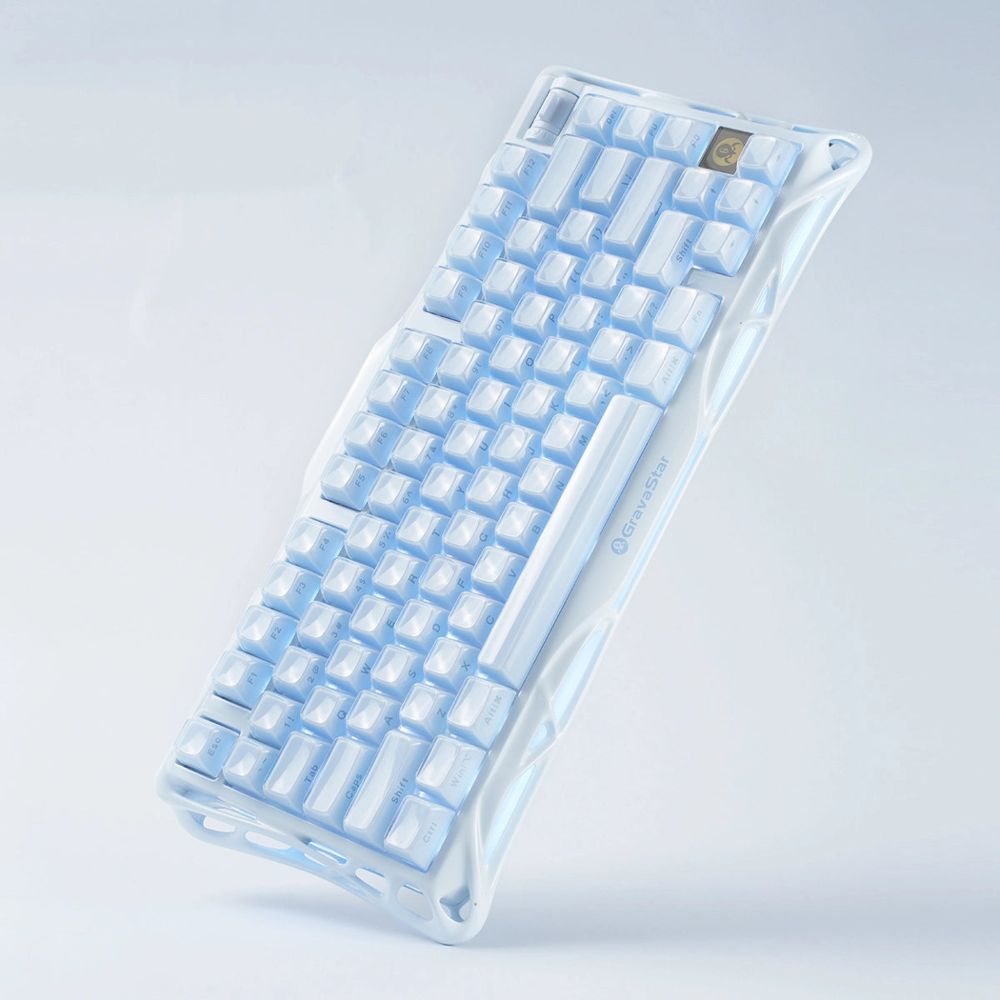 Bàn phím cơ gaming GravaStar Mercury K1 Special Edition - Ice Blue 1
