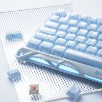 Bàn phím cơ gaming GravaStar Mercury K1 Special Edition - Ice Blue 5