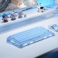 Bàn phím cơ gaming GravaStar Mercury K1 Special Edition - Ice Blue 11