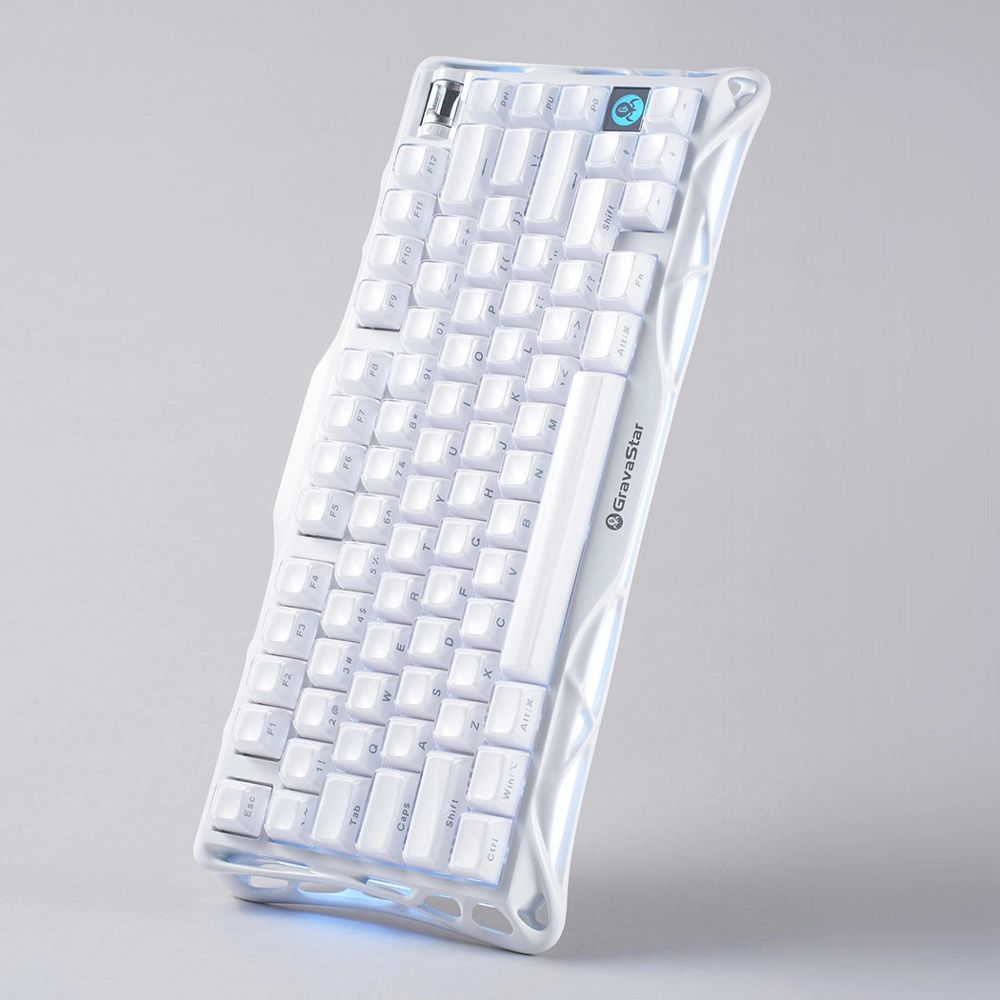 Bàn phím cơ gaming GravaStar Mercury K1 Special Edition - Opaline White 1