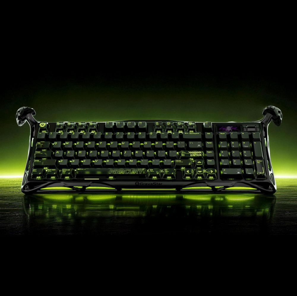 Bàn phím cơ gaming GravaStar Mercury K98 Pro - Phantom Black 1