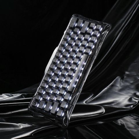 Bàn phím gaming GravaStar Mercury V60 Hall Effect - Onyx Crystal