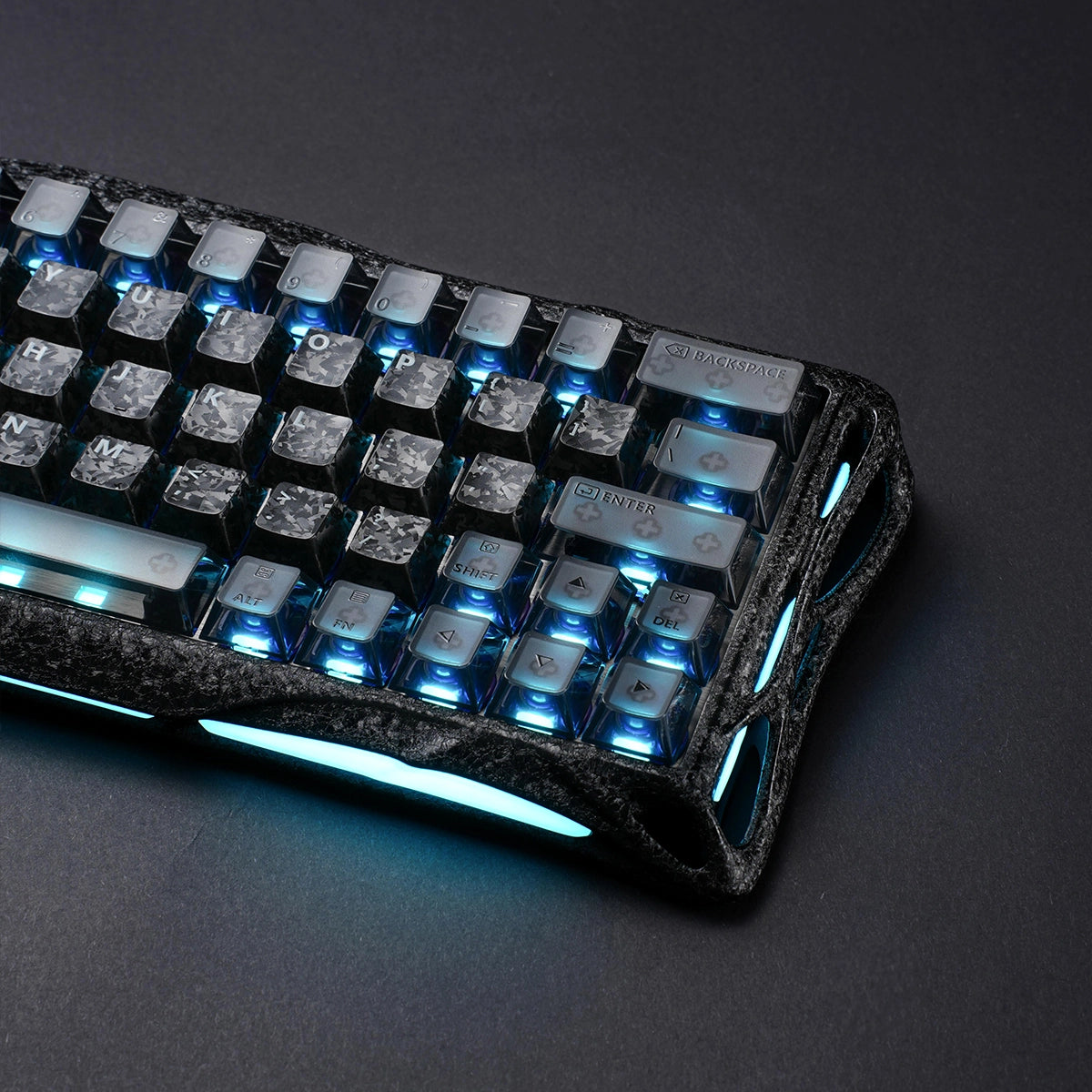 Bàn phím Hall Effect GravaStar Mercury V60 Pro Special Edition - Cyber Frost Black