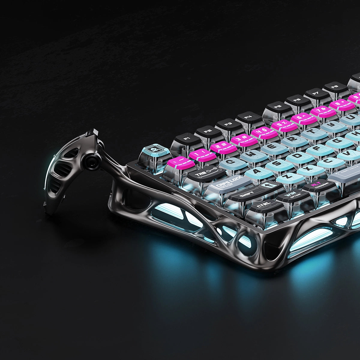 Bàn phím Hall Effect GravaStar Mercury V75 Pro - Cyberpunk