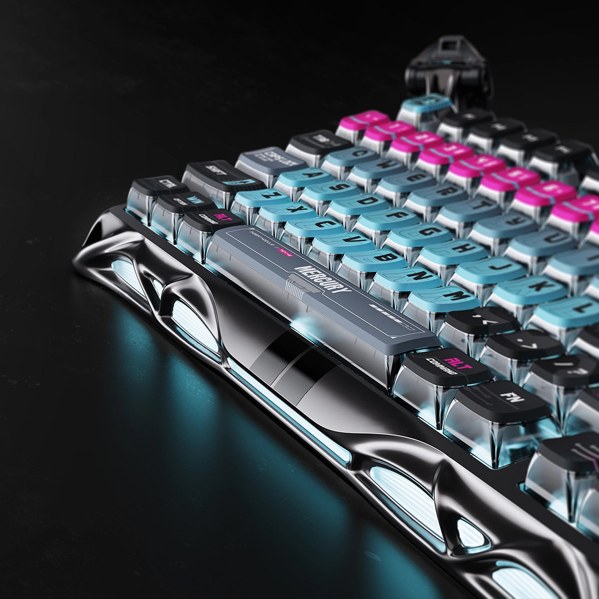 Bàn phím Hall Effect GravaStar Mercury V75 Pro - Cyberpunk
