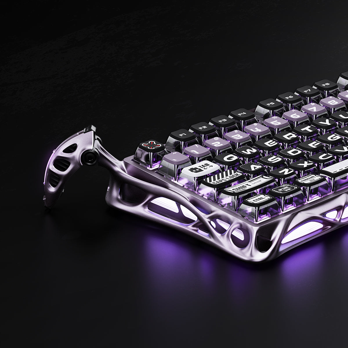 Bàn phím Hall Effect GravaStar Mercury V75 Pro - Iron Purple