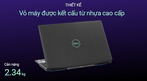 Dell Gaming G3 3500 - i7 10750H/ RAM 8GB/ SSD 512GB/ 15.6 inch/ GTX1650Ti 4G 2