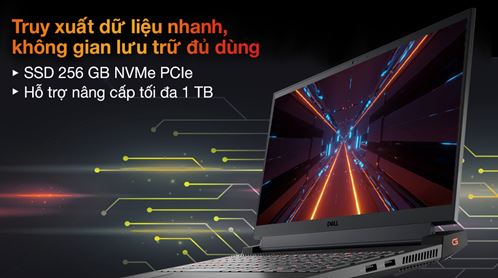 [Mới 100%] Dell Gaming G5 15 5511 (Core i7-11800H, 16GB, 512GB, RTX 3060, 15.6 FHD 165Hz) 5