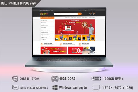 [Mới 100%] Dell Inspiron 16 Plus 7620