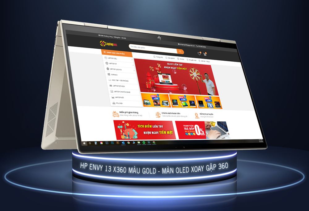 [Mới 100%] HP ENVY x360 Convert 13m-bd0033dx Core i7-1165G7 / RAM 8GB / SSD 512GB / 13.3 OLED Touch (New Seal)