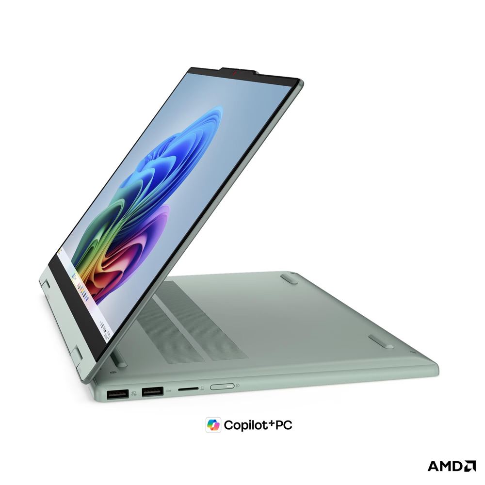 Lenovo IdeaPad 5 2-en-1 14AGP11 83UH003WFR vue latérale et charnière convertible
