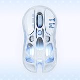 Chuột Gaming GravaStar Mercury M1 Pro Special Edition - Ice Blue