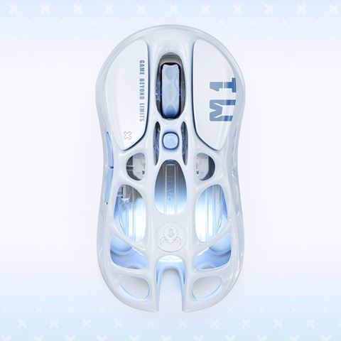 Chuột Gaming GravaStar Mercury M1 Pro Special Edition - Ice Blue
