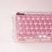 Bàn phím gaming GravaStar Mercury V60 Hall Effect - Crystal Rose 2