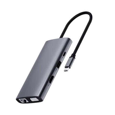 Bộ chuyển đổi USB-C ra đa cổng Rapoo XD101 | Hub chuyển đổi USB Type-C 10in1