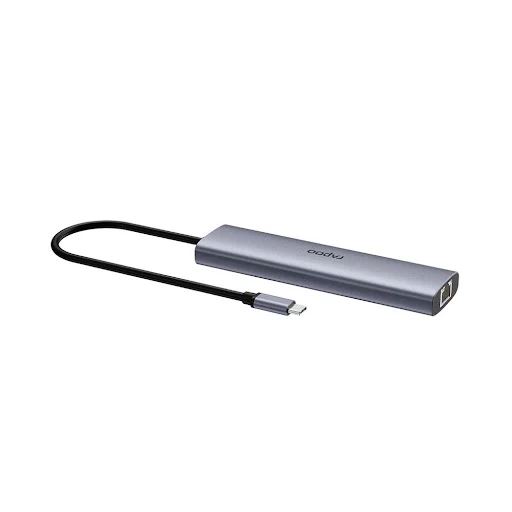Bộ chuyển đổi USB-C ra đa cổng Rapoo XD71 | Hub chuyển đổi USB Type-C 7in1