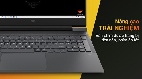  HP VicTus 16 - i5-11400H /Ram 8G /SSD 256G /VGA RTX 3050 /Màn 16.1inch Full HD  6