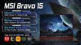 MSI Bravo 15 B5DD 276VN - Ryzen 5-5600H/ RX5500M/ 15.6 inch FHD 7
